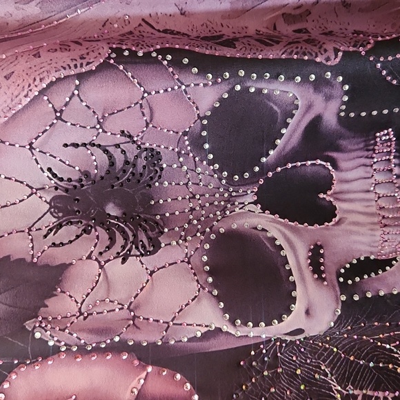 Nwot! Custom diamond bling Skeleton top - Picture 1 of 12